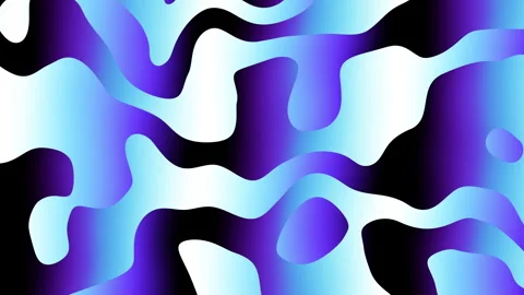 Blue gradient curve waves flowing. Abstract 3d background. Seamless looping Stock Footage 339897957