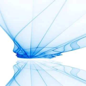 Blue gradient form Stock Illustration