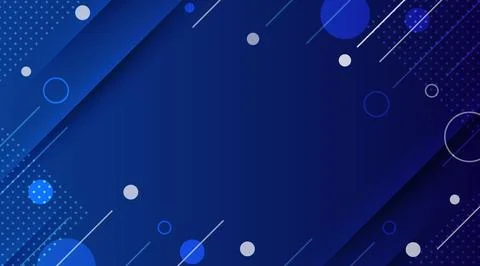 Blue gradient geometric background. Stockillustratie