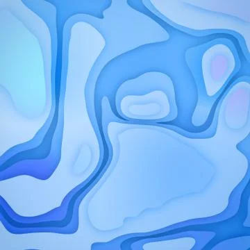 Blue gradient geometric sharp background Foto stock