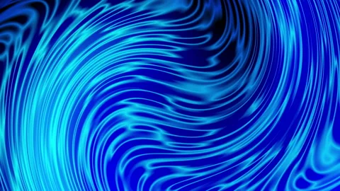 Blue gradient glossy waving flow background, 3d graphic animation Stock Footage 140457139