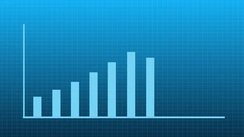 Blue Gradient Grid Animated Motion Graphic Background Video stock 346938566