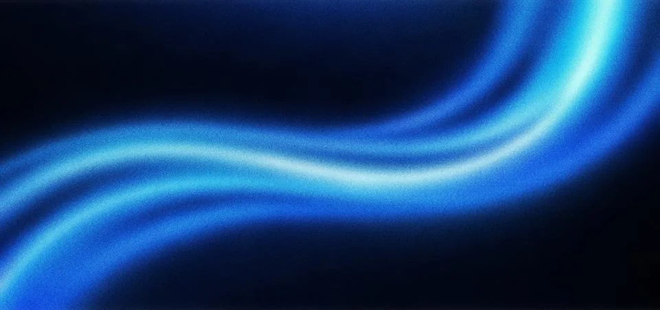 Blue gradient light wave effect dark backdrop glow effect 스톡 일러스트