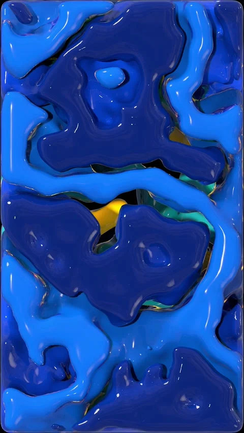 Blue Gradient Liquid Vertical Background 6 Stock Footage 281409237