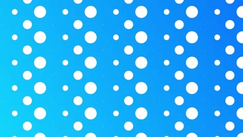 Blue gradient with polka dots, seamless looping. Stock Footage 286418947