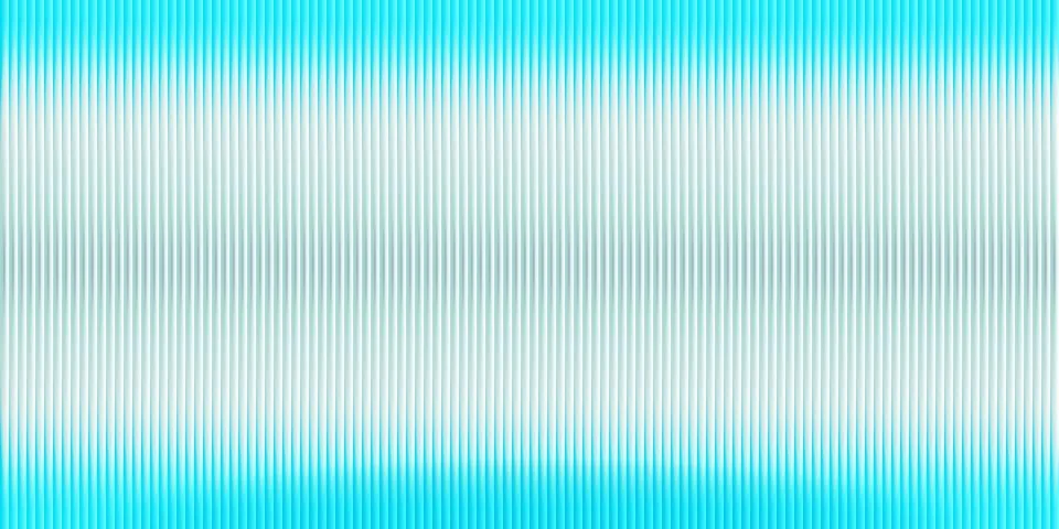 Blue gradient ribbed glass texture background. Light grey white ribbed glas.. Stock Illustration