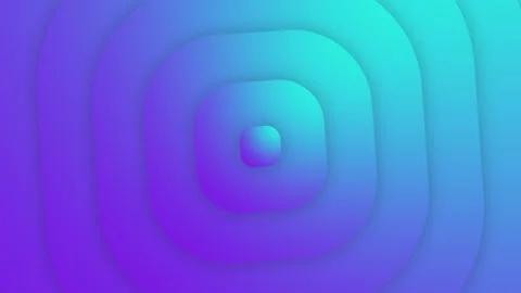 Blue gradient round box motion graphic 動画素材 302162094