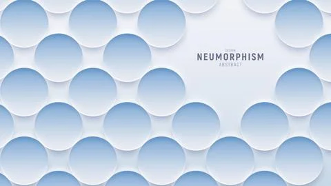 Blue gradient round shapes, abstract background, vector illustration. Stock Illustration