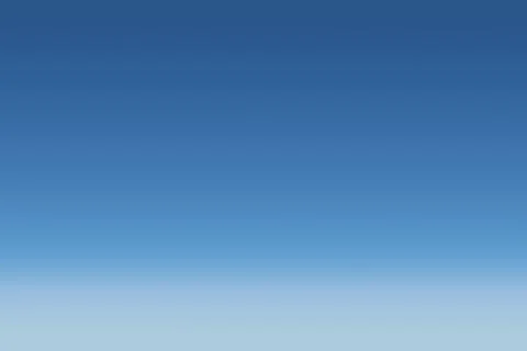Blue gradient sky is stretching across canvas in flat design and showing smooth Illustrazione stock