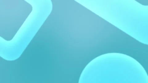 Blue gradient with soft shapes. Seamless loop background. 4K video. Stock Footage 305344647