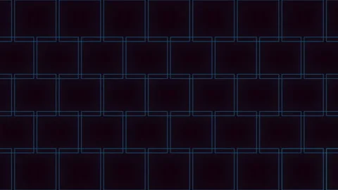 Blue gradient squares grid pattern Stockbeeldmateriaal 311751812