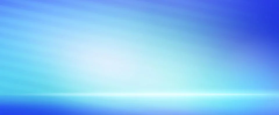 Blue gradient studio background with limbo light Stock Illustration