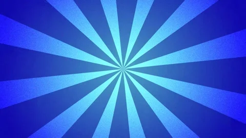 Blue Gradient Vibrant Sunburst Stripes Retro Loop Animation Stock Footage 306660233