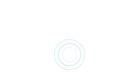Blue Gradient Water Droplet Falling into Surface with Expanding Concentric .. Видео 346006856