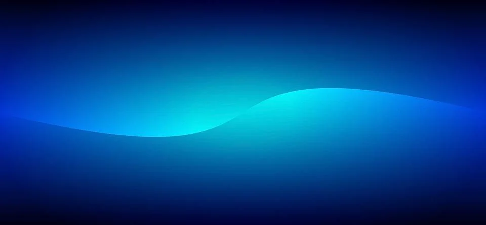 Blue Gradient Wave Abstract Background イラスト素材