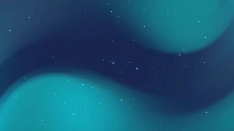 Blue gradient wave particle abstract, glowing soft curves Stock Footage 302325746