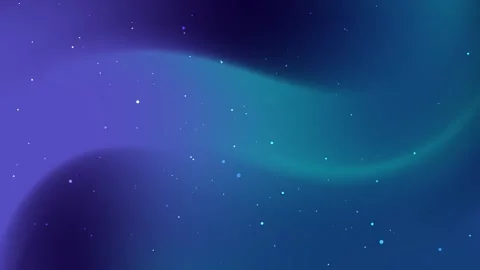 Blue gradient wave particle flow, smooth abstract backdrop Stock Footage 302325591