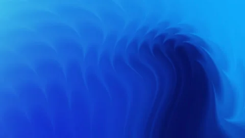 Blue gradient waves abstract motion background seamless loop. Stock Footage 232324945