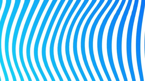 Blue gradient wavy stripes, seamless looping. Stock Footage 286418049