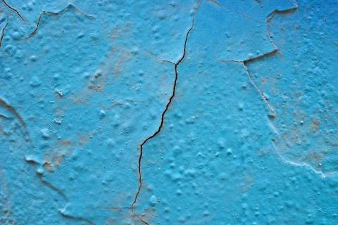 Blue Graffiti Wall Stock Photos