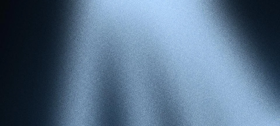 Blue grainy gradient background with spotlight beam Stock Illustration