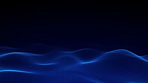 Blue grainy waves flow continuously in a seamless 4K 60 fps loop. Ideal for.. Stock-Footage 333197763