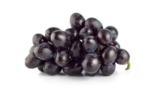 Blue grape isolated Stock Photos