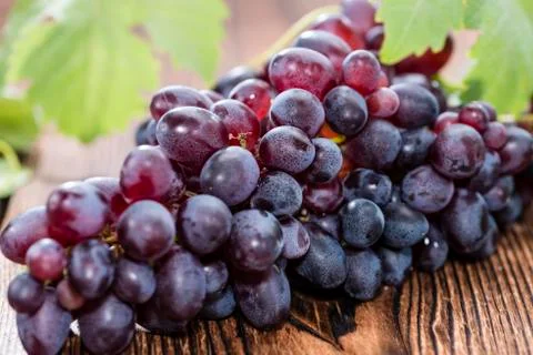 Blue grapes Stock Photos