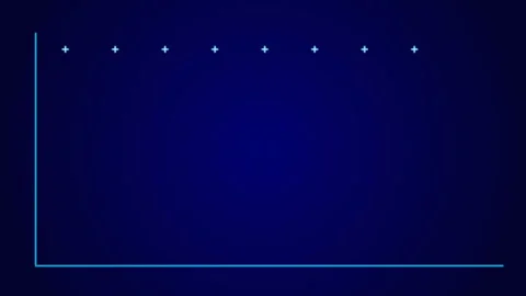 Blue graph on blue background 스톡 동영상 97401811