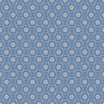 Blue Graphic Background Seamless Pattern Vector Illustration Stock Illustration