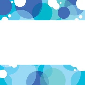 Blue Graphic Background With White Space Stock Illustration