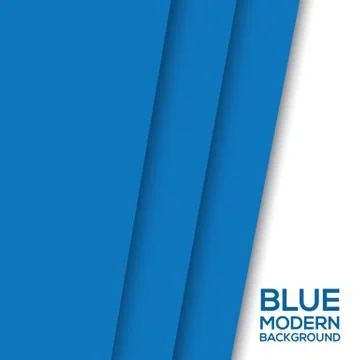 Blue Graphic Background With White Space Stock Illustration