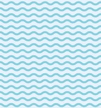 Blue Graphic waves. pattern seamless. Stock Illustration