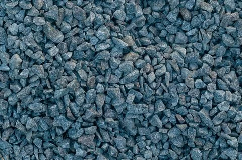 Blue gray crushed stone texture background pattern Stock Photos