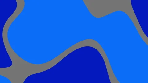 Blue gray gradient curves form an elegant abstract shape with navy hues flowing  Stock Footage 323328129