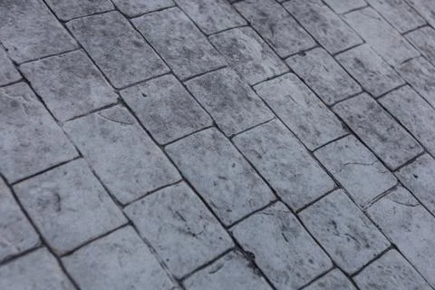 Blue gray stone road texture angled Stock Photos