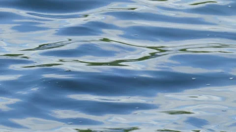 Blue-gray water surface, Wallpaper, Germany, Europe Stock Footage 257757974