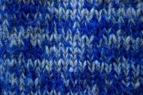 Blue gray wool Stock-Fotos
