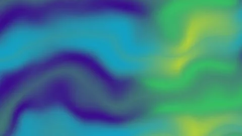 Blue green and yellow gradient flow, soft abstract background with liquid wav Stock Footage 317538200