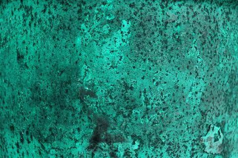 Blue green background. abstract background. Toned rough metal surface texture Stock Photos