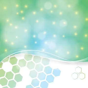 Blue green background Stock Illustration