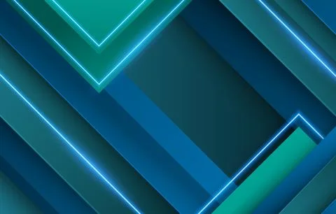 Blue-Green-Bcakground Stock Illustration