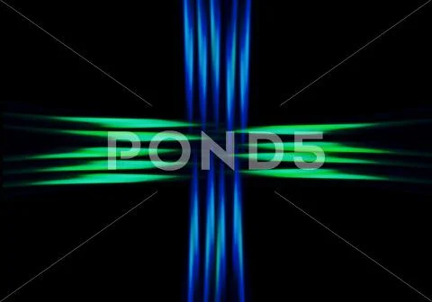 BLUE GREEN CROSS Stock Illustration