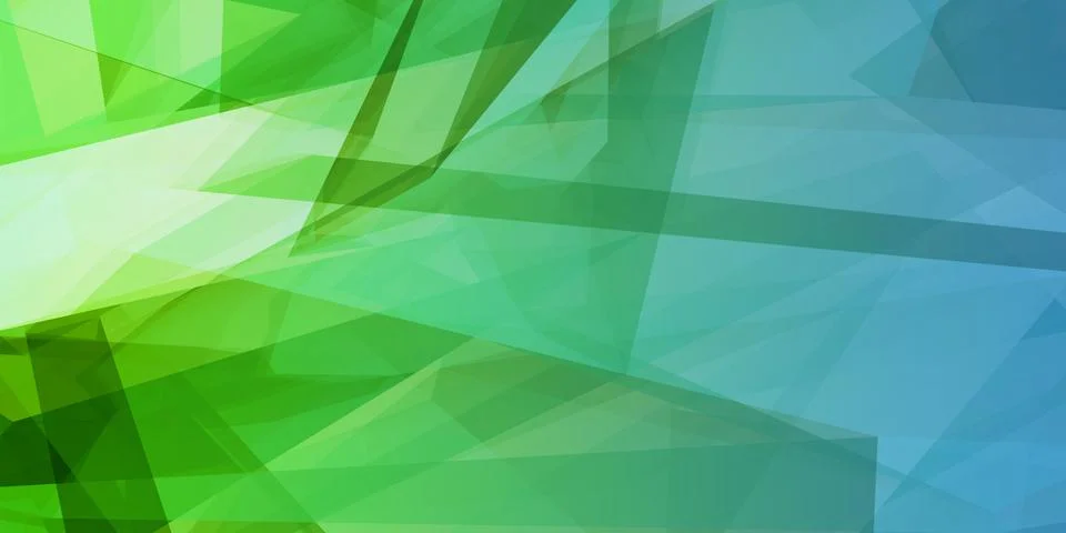 Blue Green Low Poly Background Stock Illustration