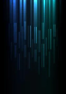 Blue green overlap pixel speed abstract background Stock Illustration