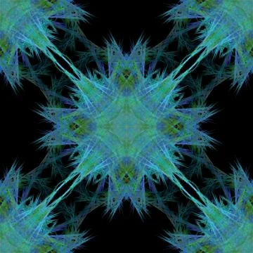 Blue-green pattern - seamless background Stock Illustration