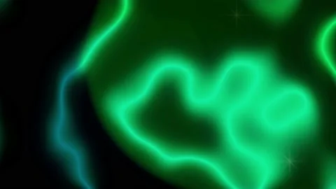 Blue-green rays of light, have the structure of a plasma Stock Footage 202086038