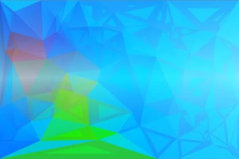Blue green red random sizes low poly background 스톡 일러스트