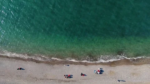 Blue Green Shore Stock Footage 269846317