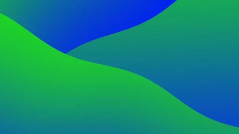 Blue green wave abstract animation Stock Footage 324684540
